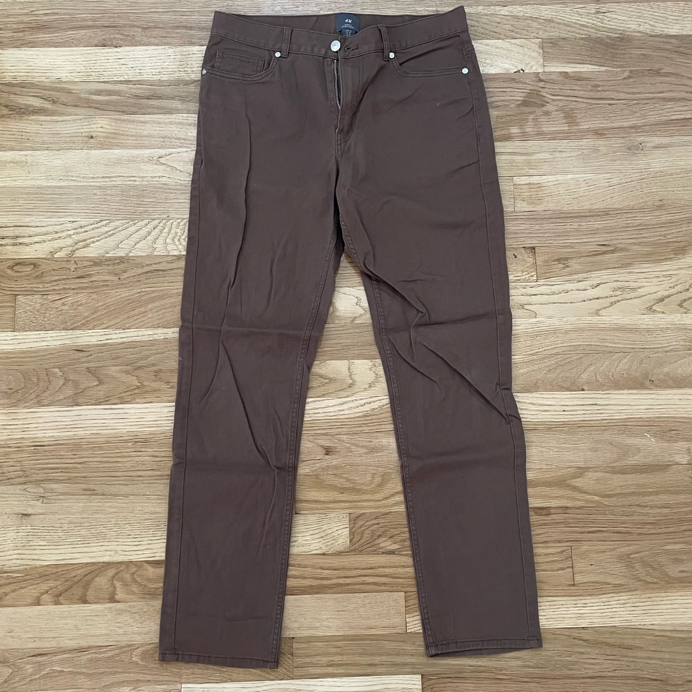 H&M Brown Jeans Straight Leg for Men’s size 29